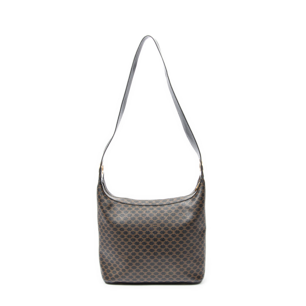 Shoulder bag Zip Shoulder Hobo Brown Macadam Coated Canvas