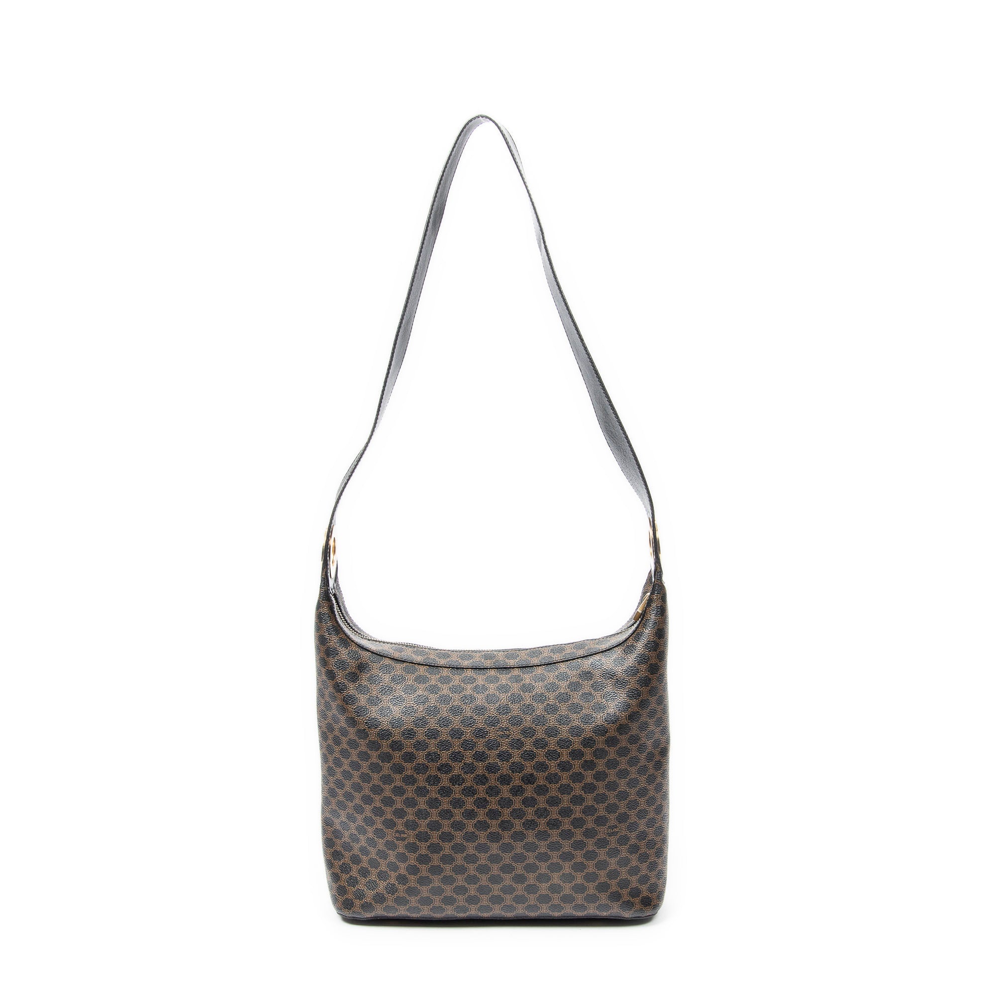 Shoulder bag Zip Shoulder Hobo Brown Macadam Coated Canvas