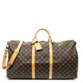 Travel Bag Keepall Bandouliere 60 Brown Monogram Canvas