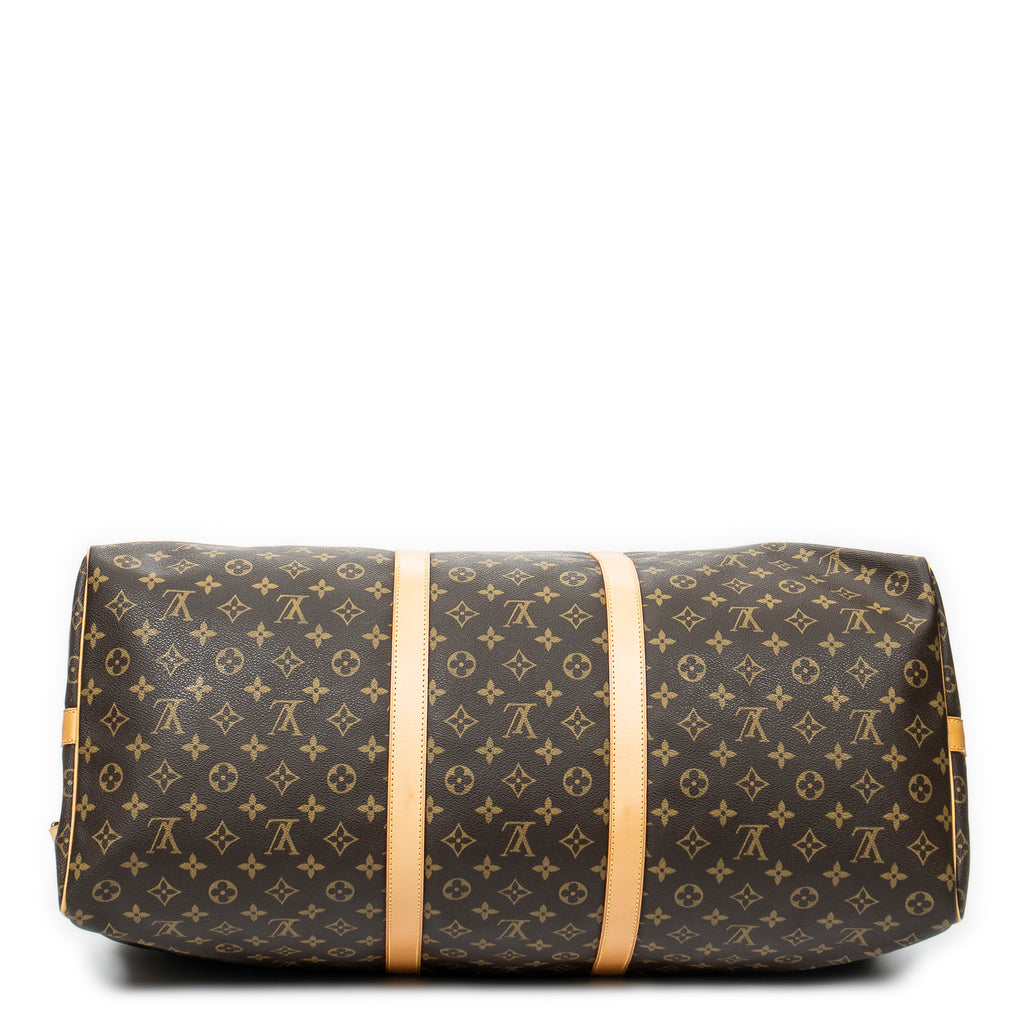 Travel Bag Keepall Bandouliere 60 Brown Monogram Canvas