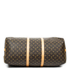 Travel Bag Keepall Bandouliere 60 Brown Monogram Canvas