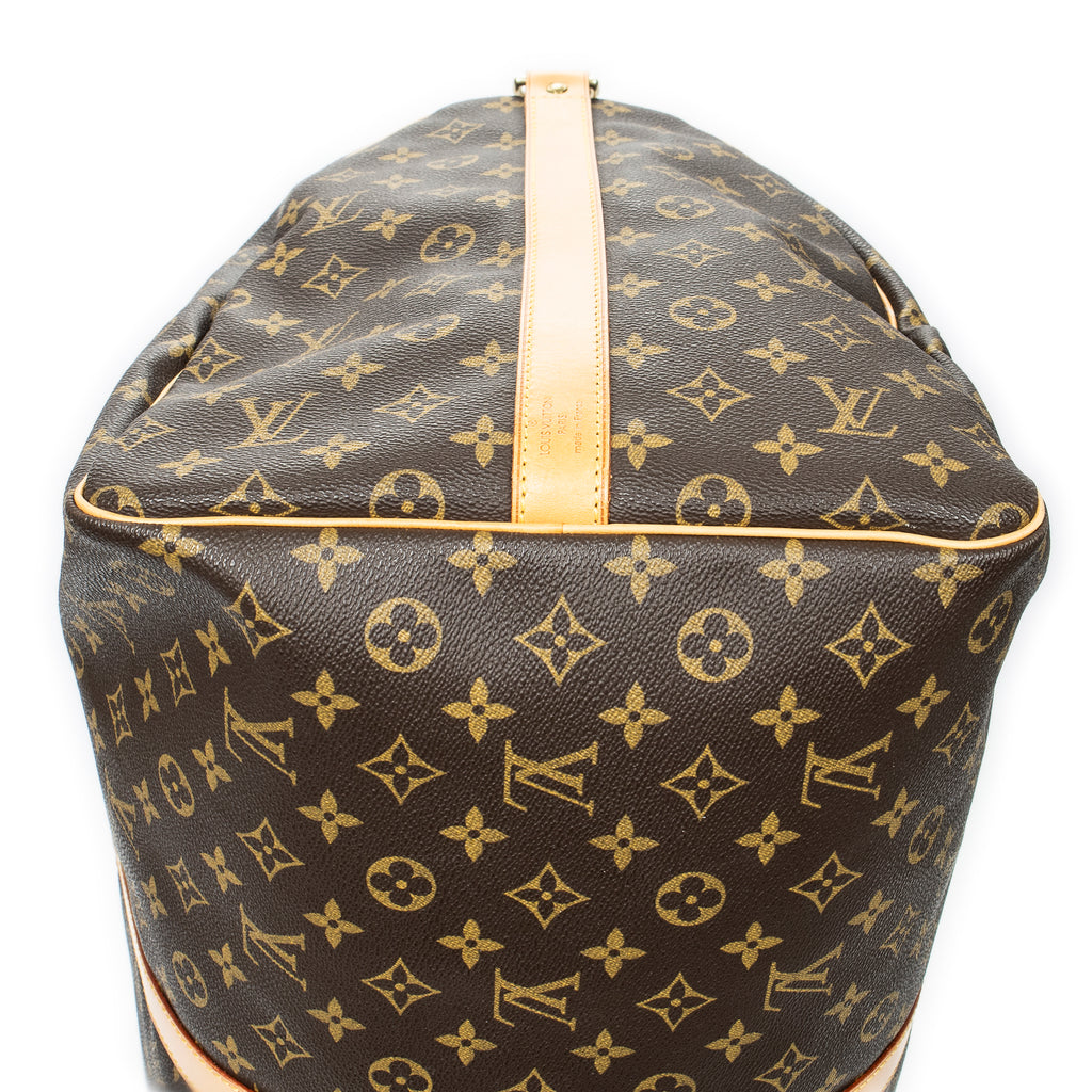 Travel Bag Keepall Bandouliere 60 Brown Monogram Canvas