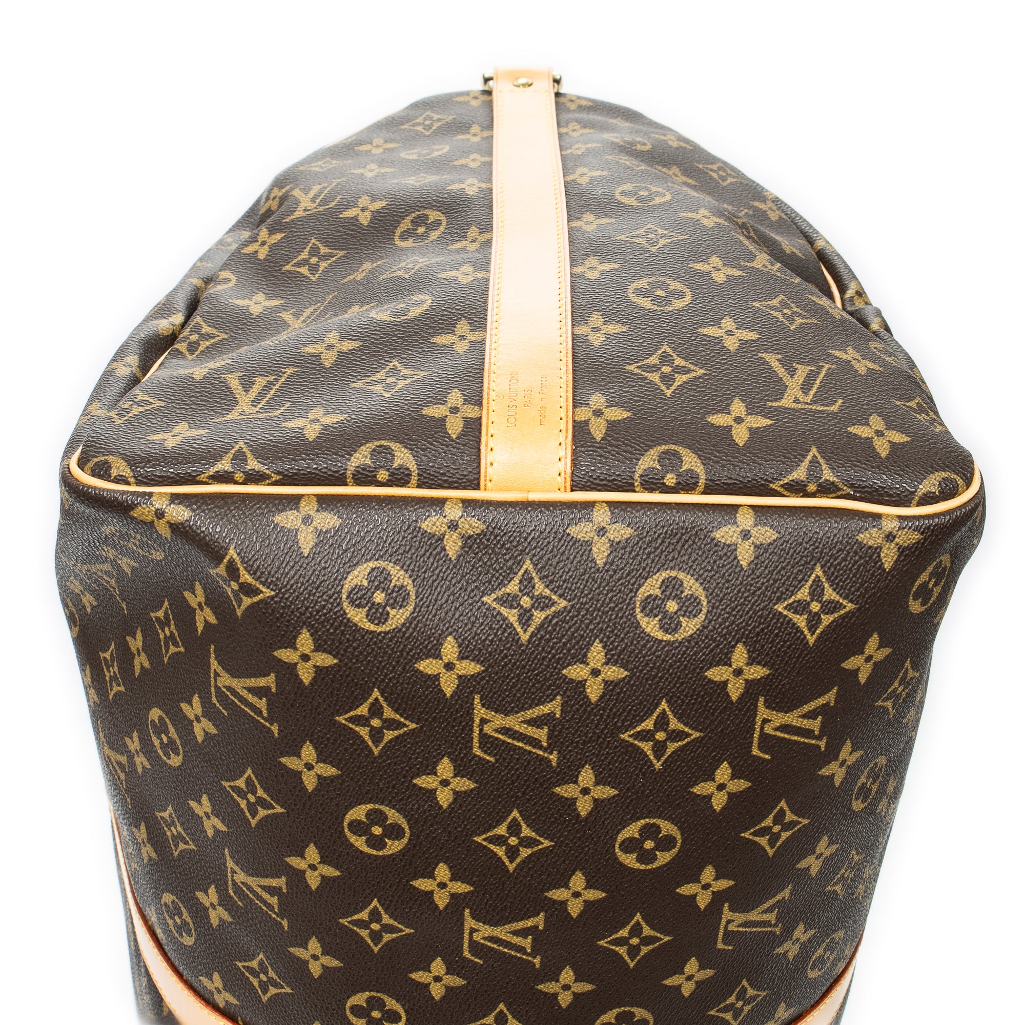 Travel Bag Keepall Bandouliere 60 Brown Monogram Canvas