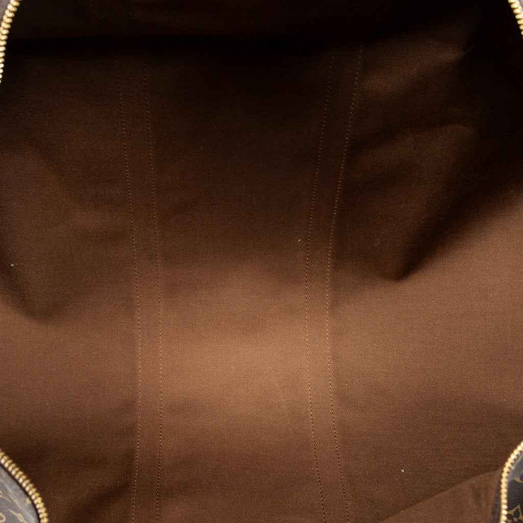 Travel Bag Keepall Bandouliere 60 Brown Monogram Canvas