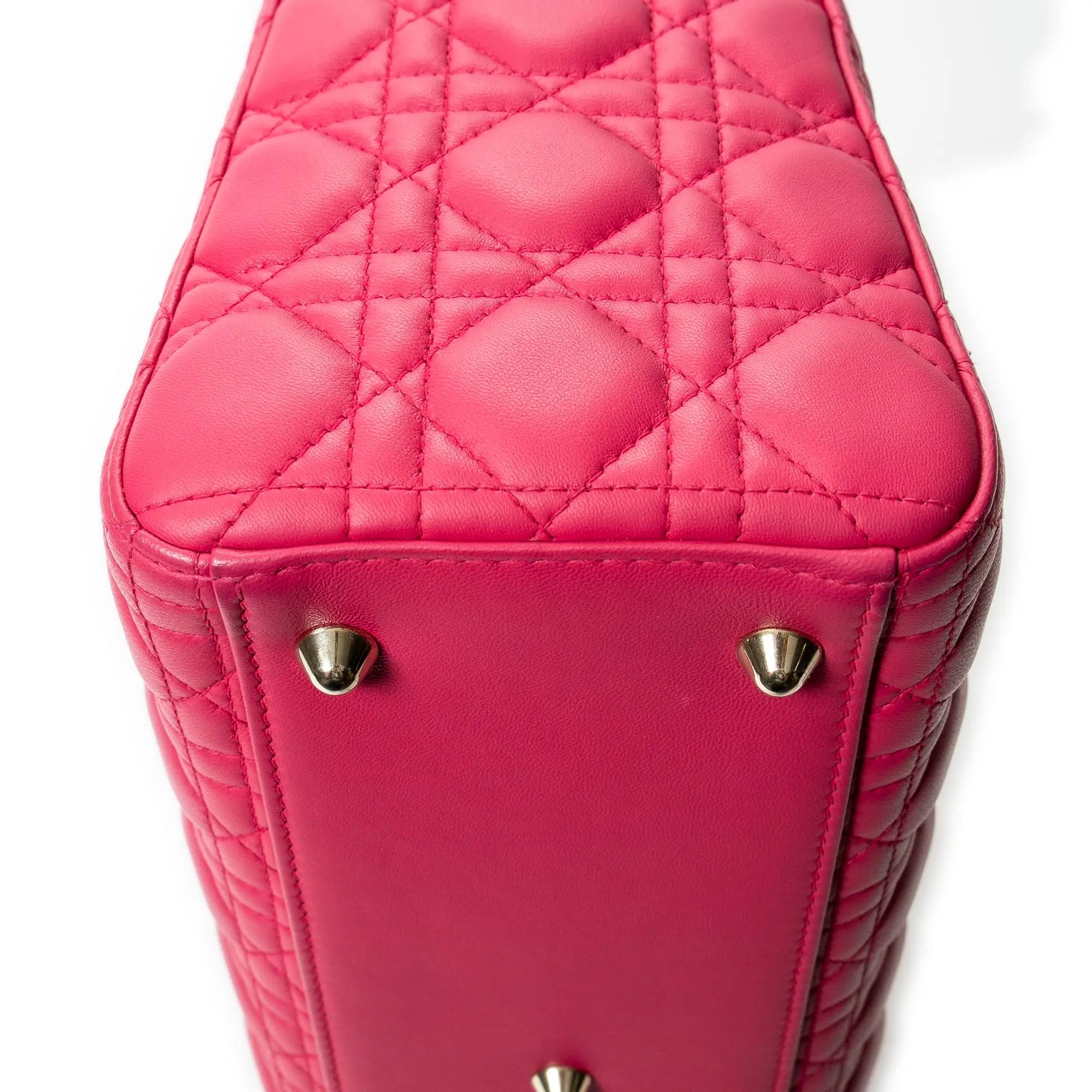 Dior - Grand sac Lady Dior zippé - Fuchsia