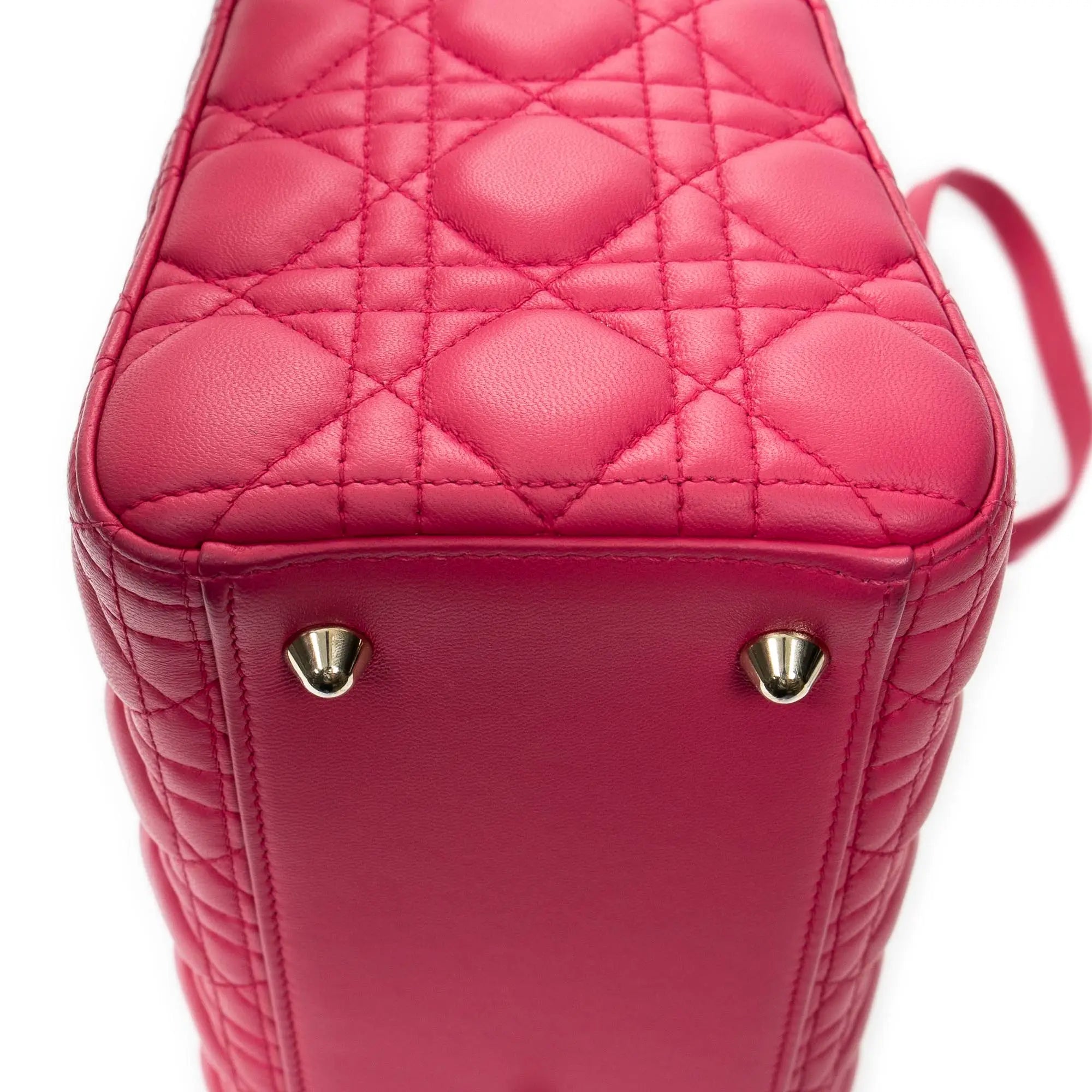 Dior - Grand sac Lady Dior zippé - Fuchsia