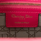 Dior - Grand sac Lady Dior zippé - Fuchsia