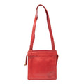 Shoulder Bag Small Vintage Anagram Tote Red Calfskin Leather