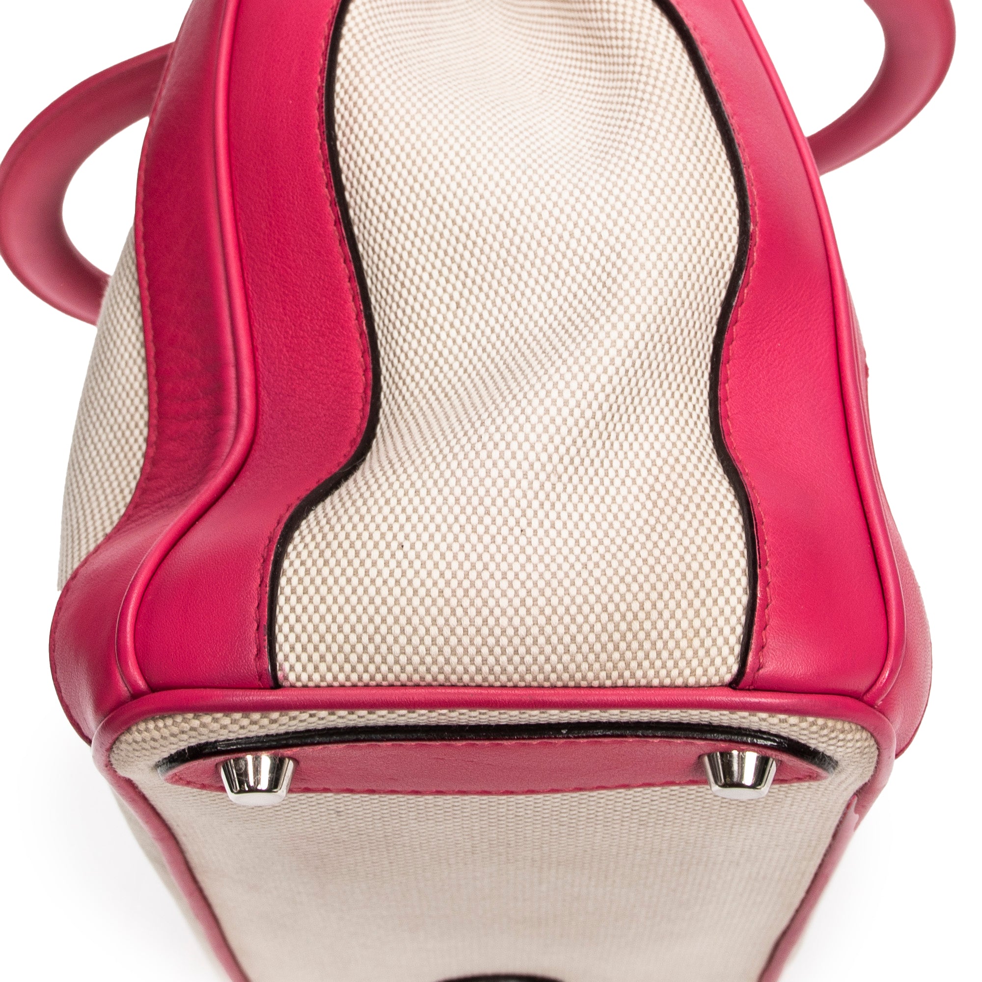 Shoulder Bag Large Diorissimo Tote Beige Woven Canvas