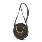 Shoulder Bag Small Pixie Crossbody Dark Green Calfskin Leather