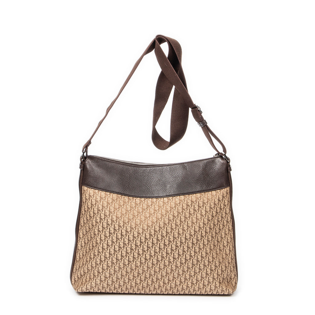 Shoulder Bag Street Chic Messenger Beige Diorissimo Canvas