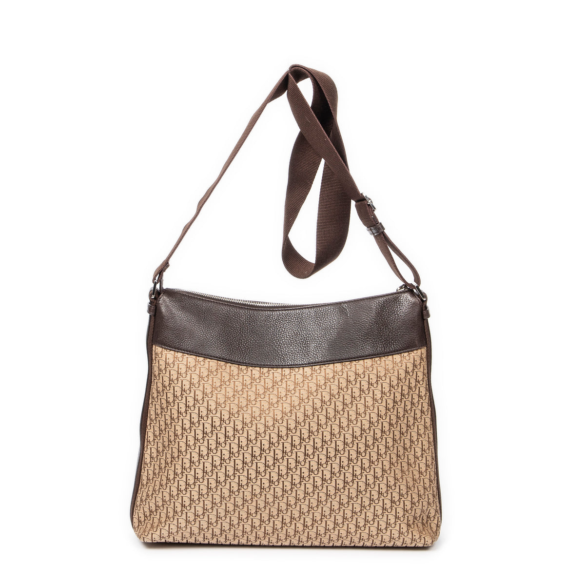 Shoulder Bag Street Chic Messenger Beige Diorissimo Canvas
