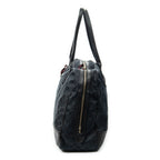 Shoulder Bag Large Princy Boston Black Monogrammed Canvas
