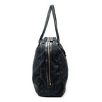 Shoulder Bag Large Princy Boston Black Monogrammed Canvas