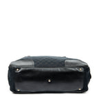 Shoulder Bag Large Princy Boston Black Monogrammed Canvas