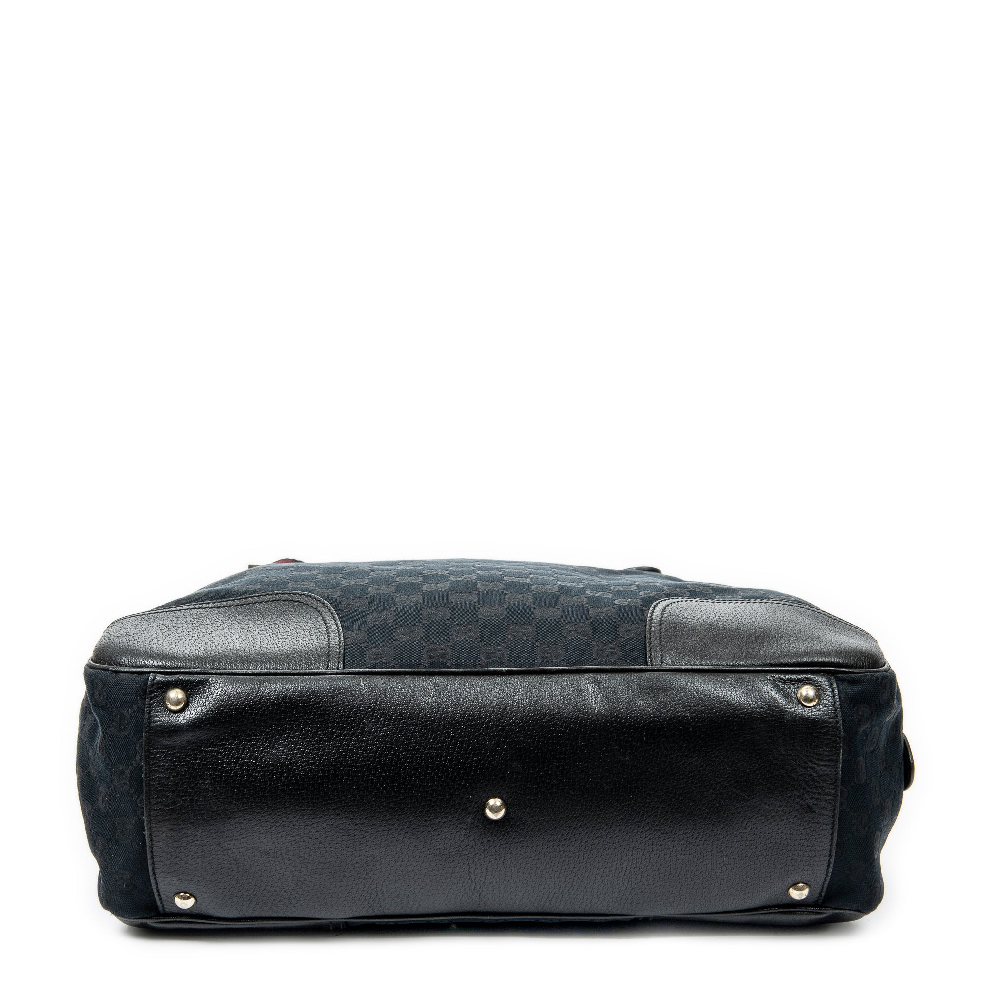 Shoulder Bag Large Princy Boston Black Monogrammed Canvas