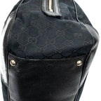 Shoulder Bag Large Princy Boston Black Monogrammed Canvas