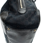 Shoulder Bag Large Princy Boston Black Monogrammed Canvas