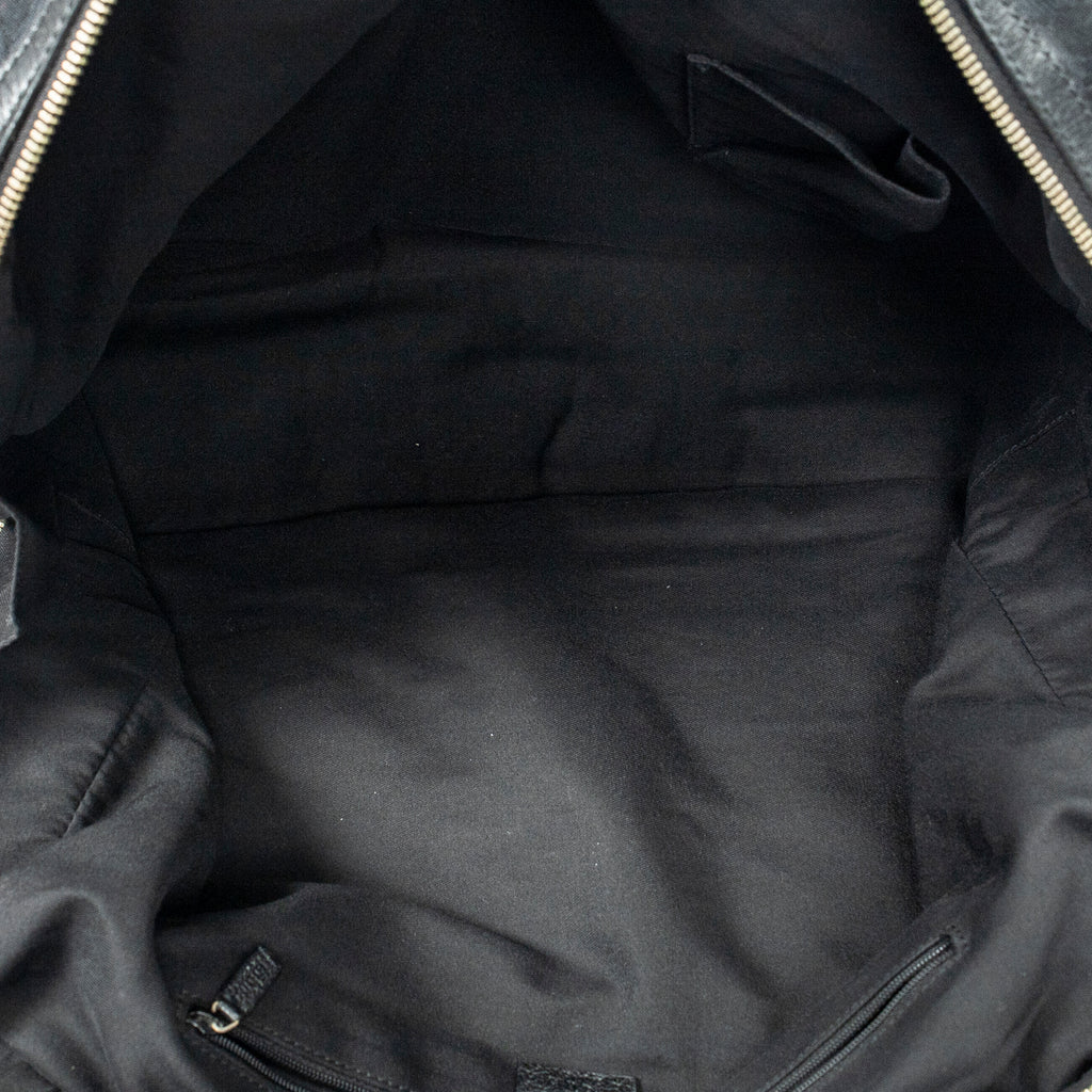 Shoulder Bag Large Princy Boston Black Monogrammed Canvas