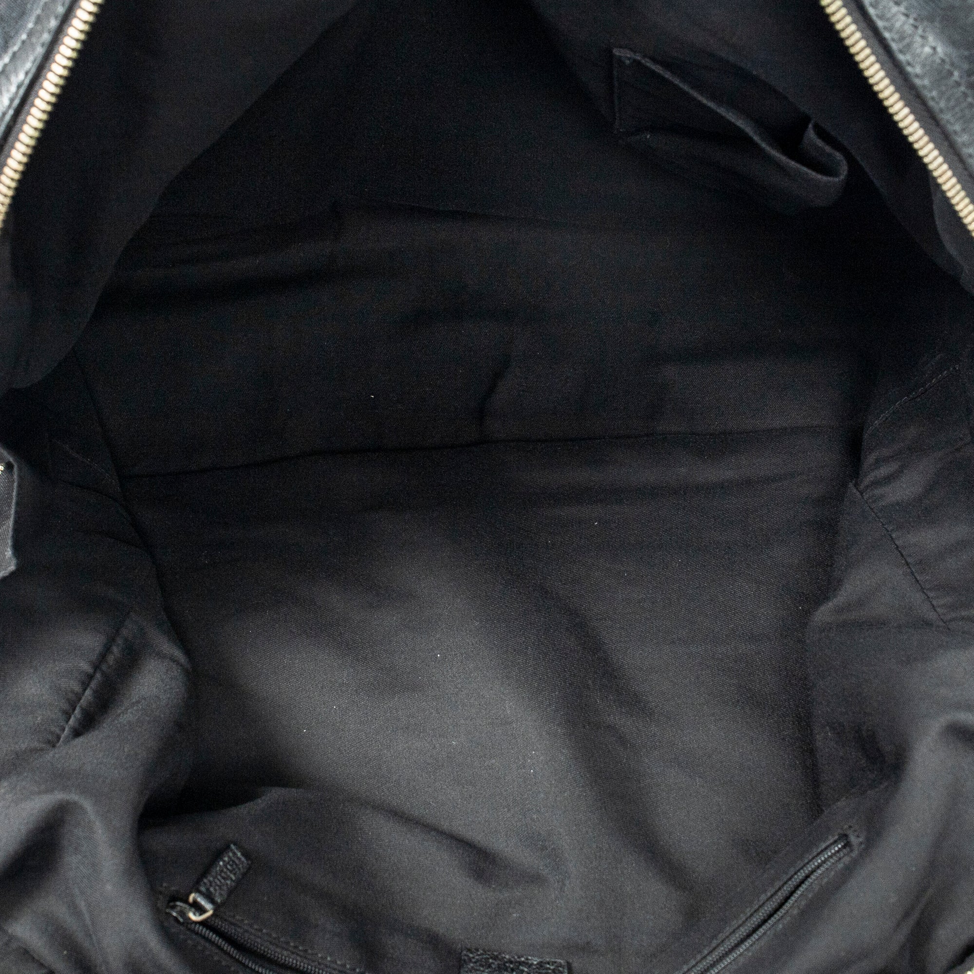 Shoulder Bag Large Princy Boston Black Monogrammed Canvas