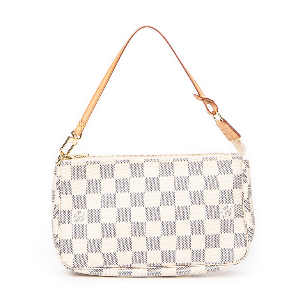 Pouch Pochette Accessoires Ivory Damier Azur