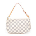 Pouch Pochette Accessoires Ivory Damier Azur