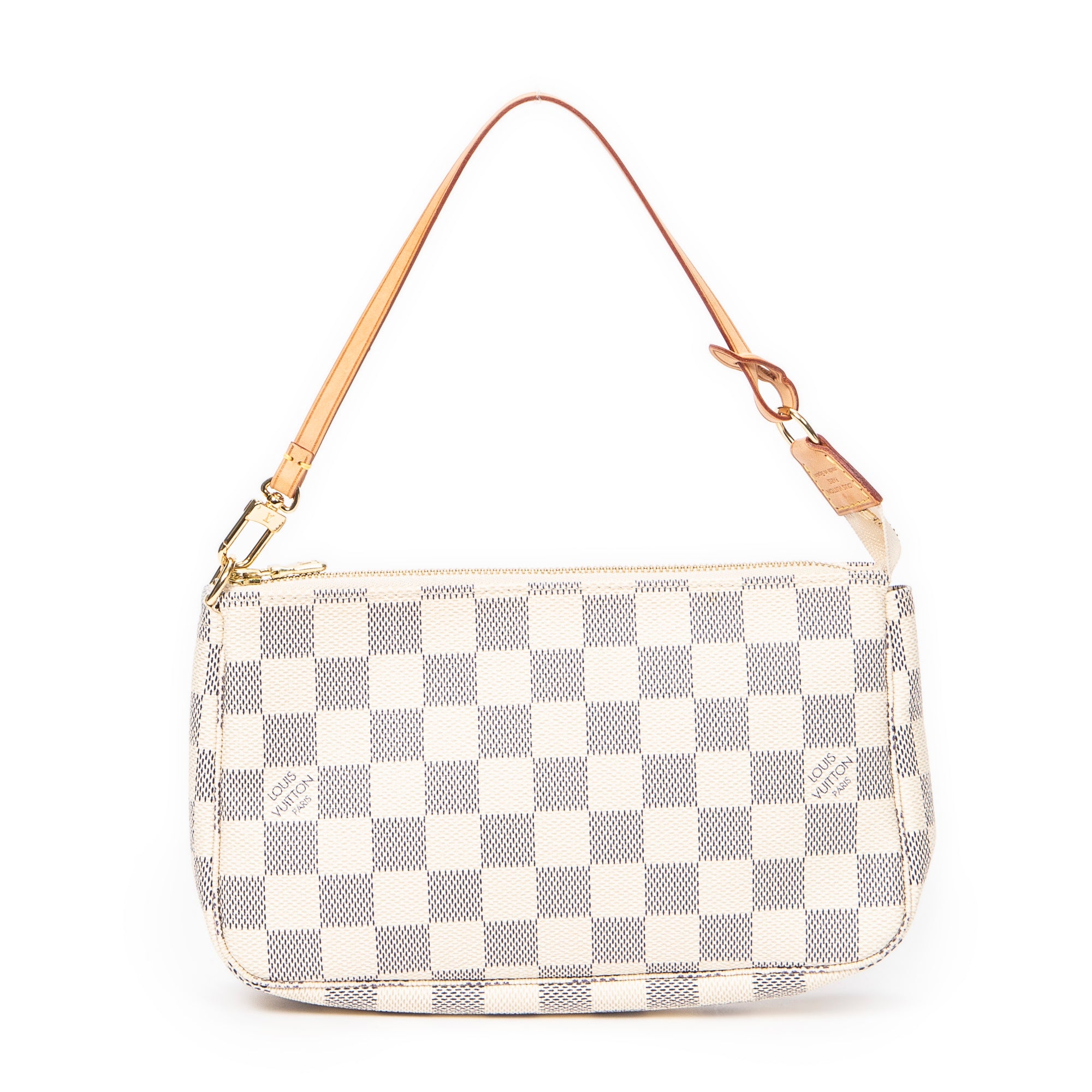 Pouch Pochette Accessoires Ivory Damier Azur