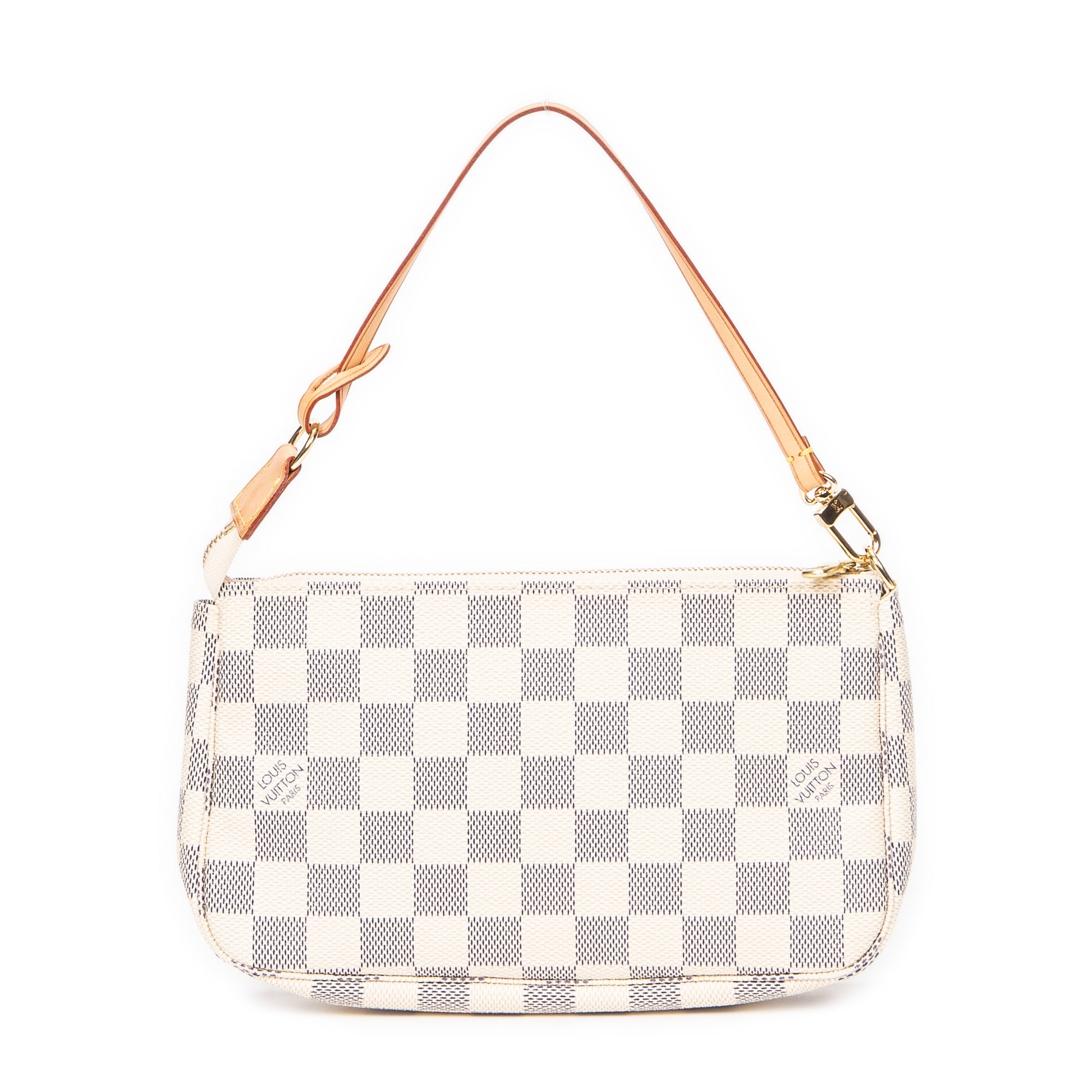 Pouch Pochette Accessoires Ivory Damier Azur