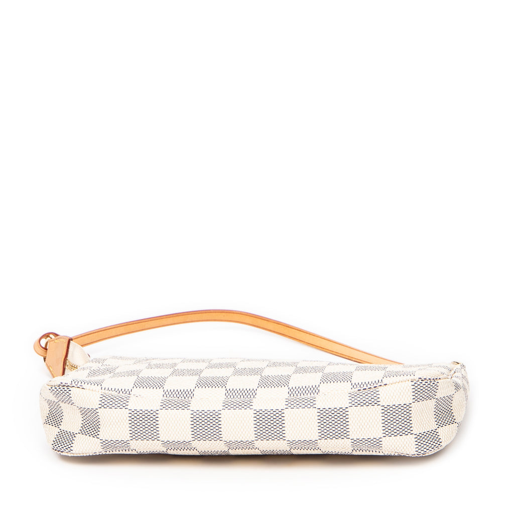 Pouch Pochette Accessoires Ivory Damier Azur