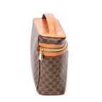 Bolso de mano Vanity Case Vintage Lona Revestida Macadam Marrón