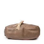 Shoulder bag Medallion Zipped Flap Brown Grained Calfskin Leather