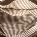 Shoulder bag Medallion Zipped Flap Brown Grained Calfskin Leather