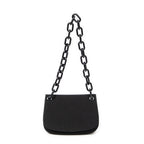 Shoulder bag Lucite Chain Shoulder Flap Black Nylon Canvas