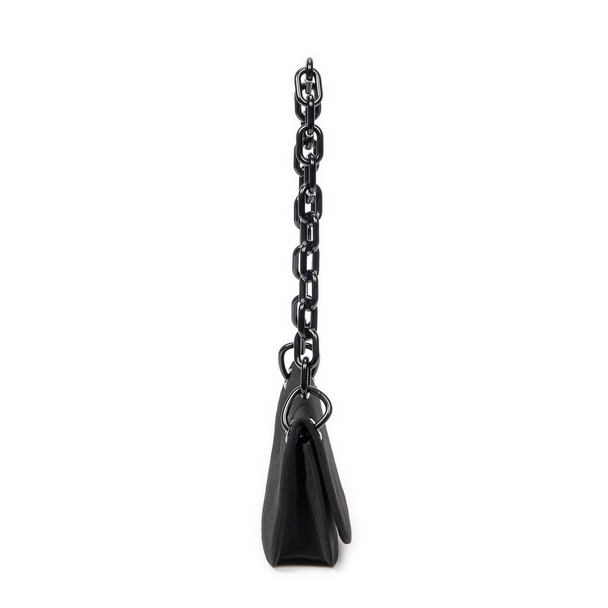 Shoulder bag Lucite Chain Shoulder Flap Black Nylon Canvas