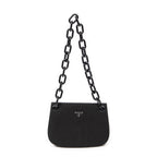 Shoulder bag Lucite Chain Shoulder Flap Black Nylon Canvas