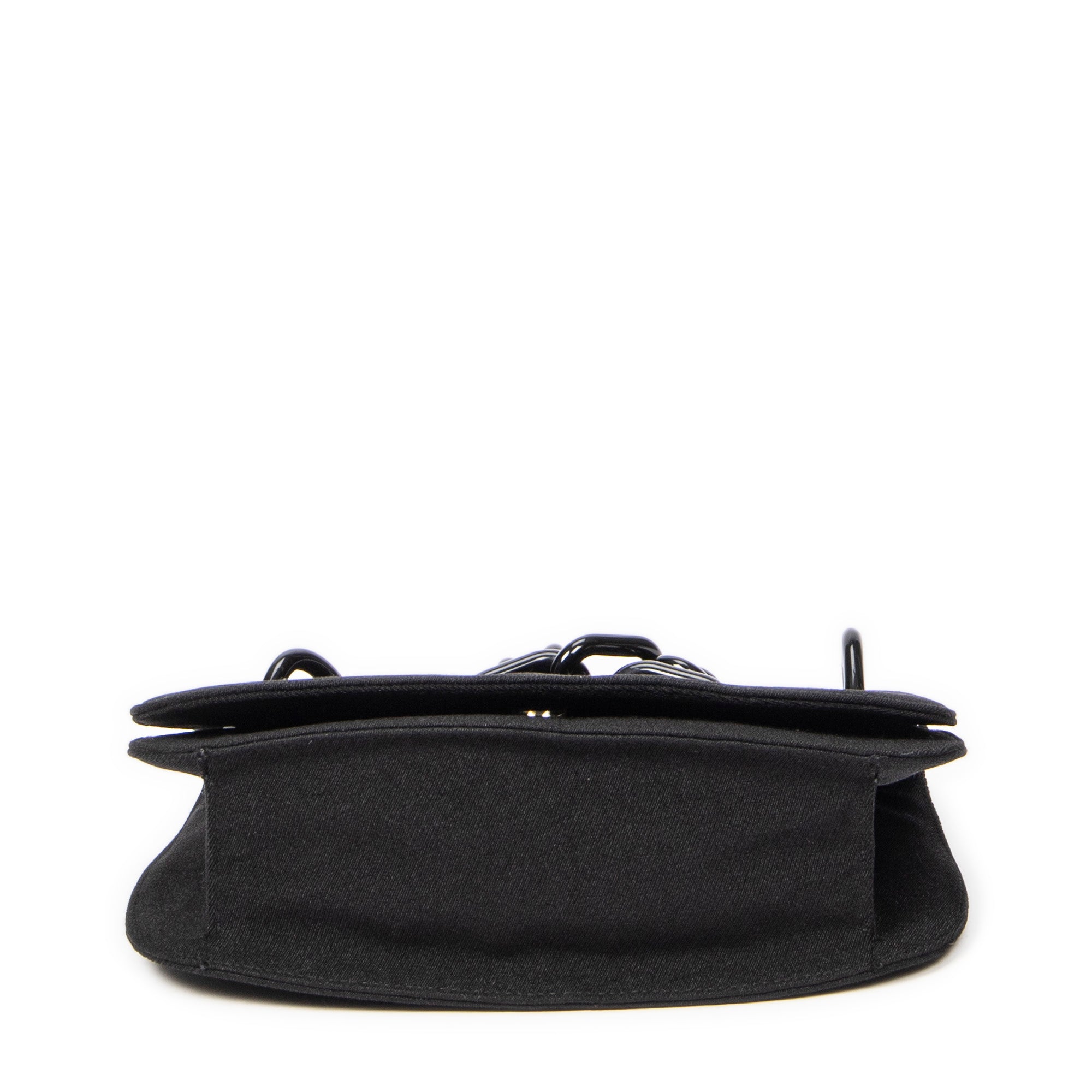 Shoulder bag Lucite Chain Shoulder Flap Black Nylon Canvas