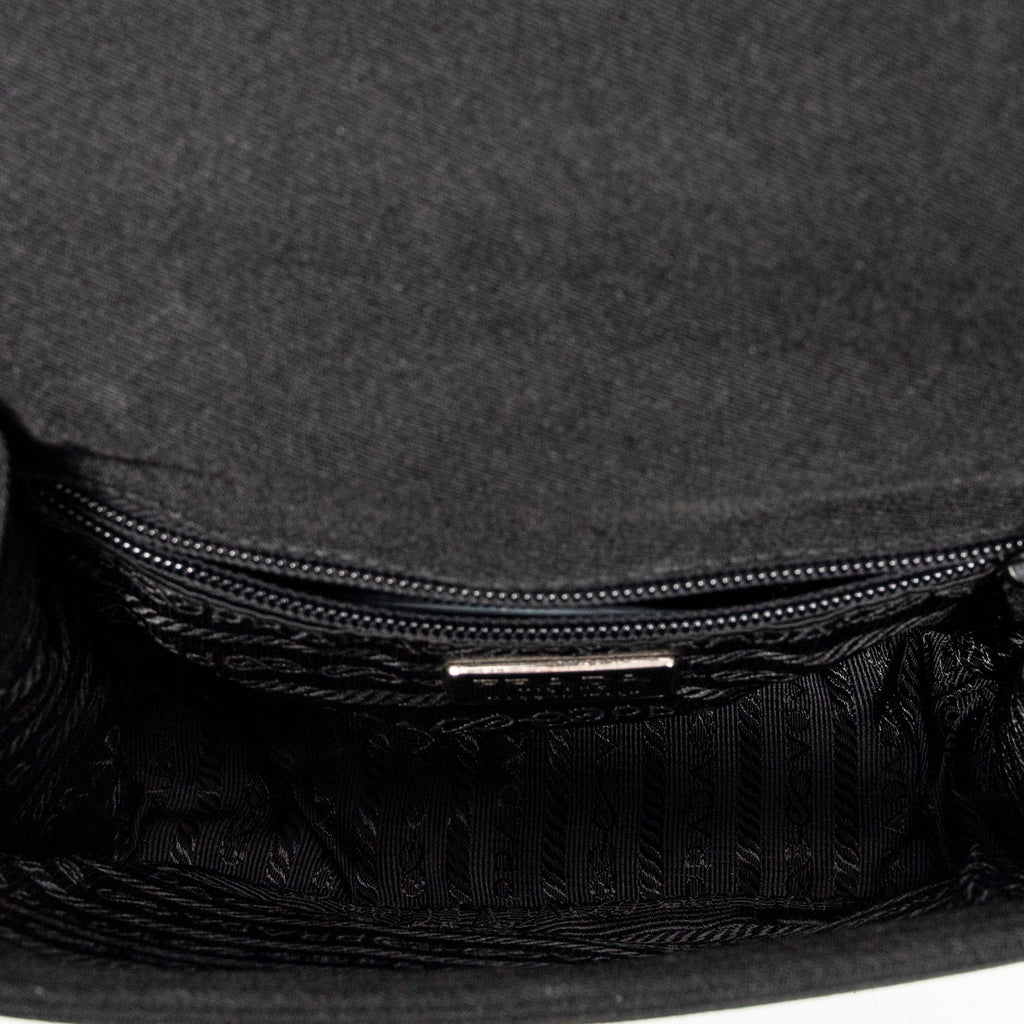 Shoulder bag Lucite Chain Shoulder Flap Black Nylon Canvas