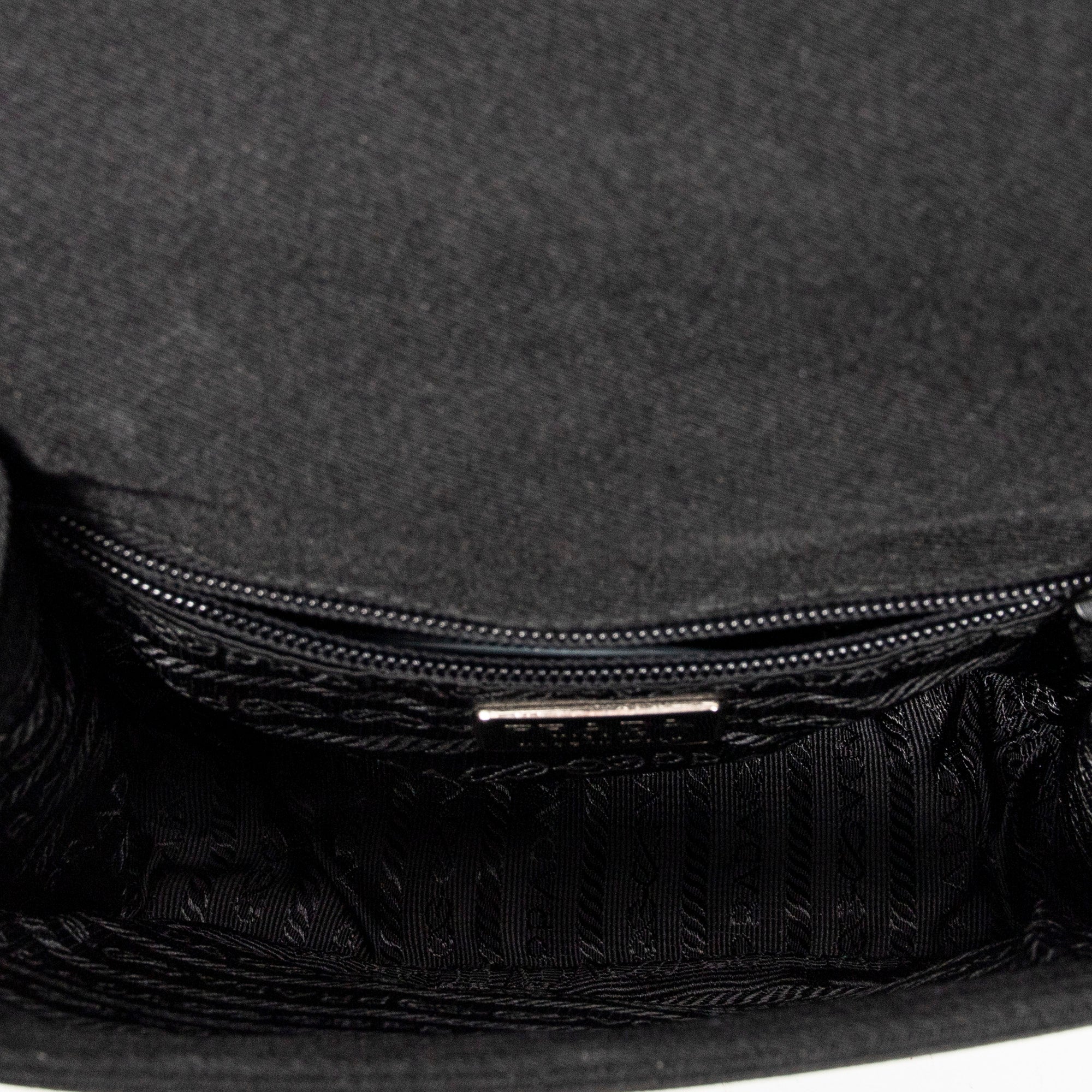 Shoulder bag Lucite Chain Shoulder Flap Black Nylon Canvas