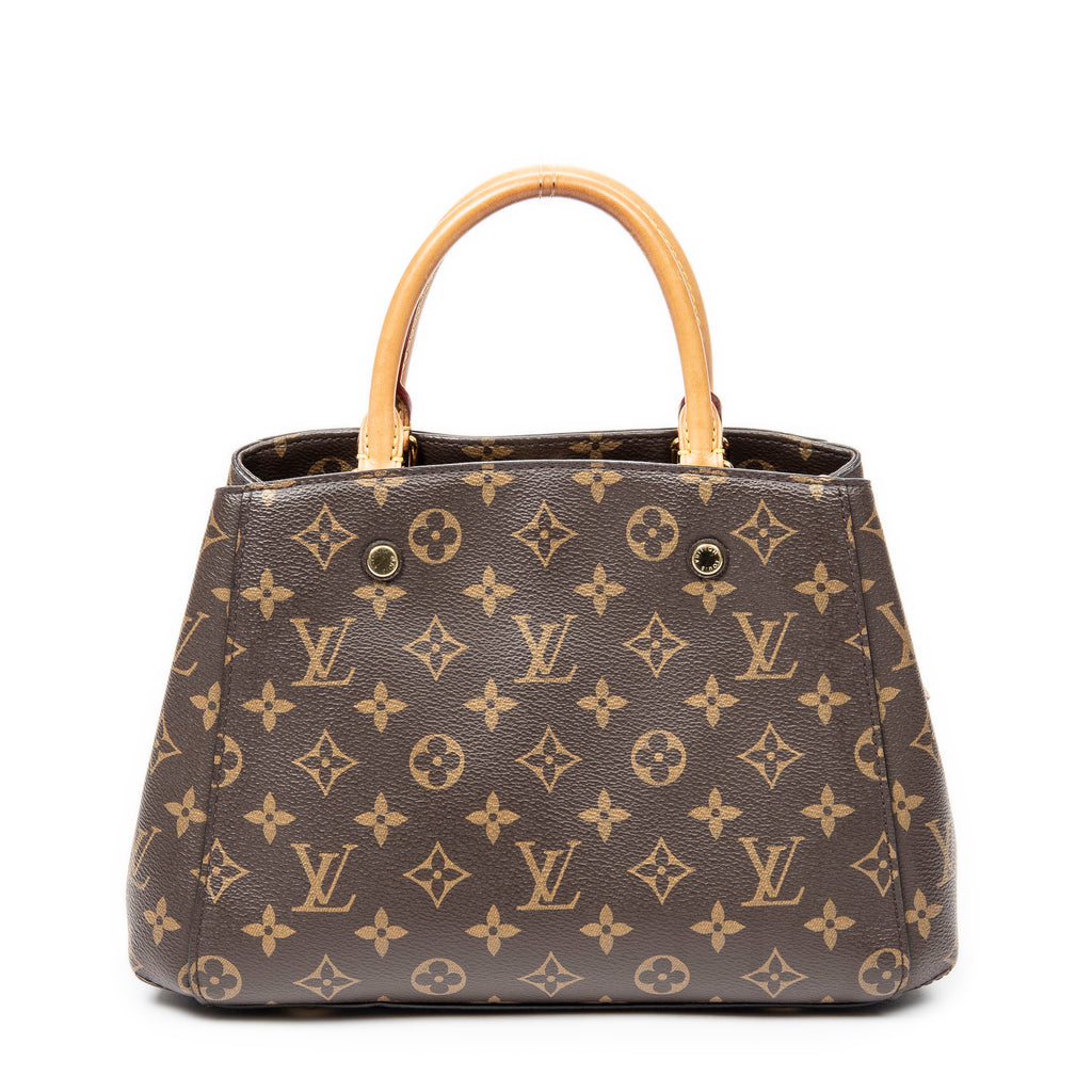 Shoulder bag Montaigne BB Brown Monogram Canvas