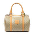 Handbag Vintage Mini Boston Beige Macadam Coated Canvas