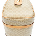 Handbag Vintage Mini Boston Beige Macadam Coated Canvas