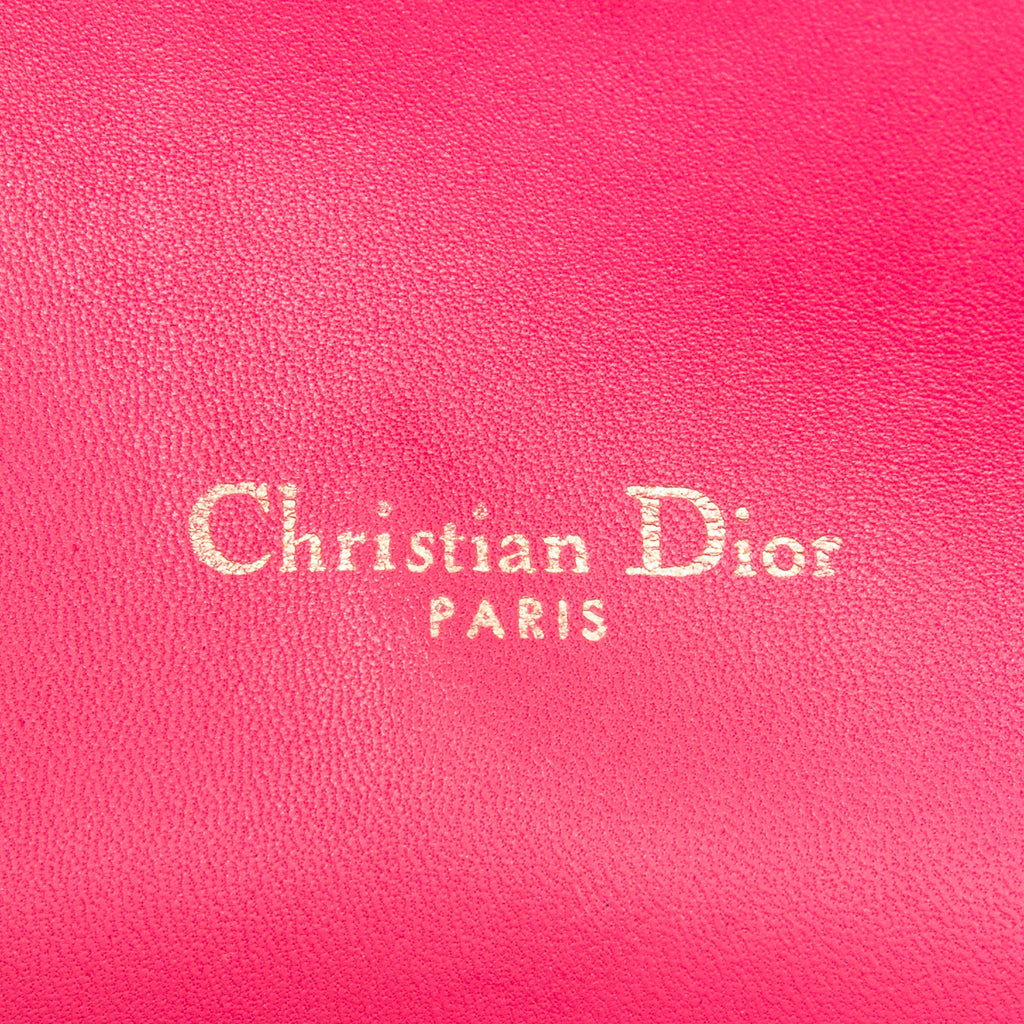 Shoulder bag Medium Miss Dior Fuchsia Cannage Lambskin Leather