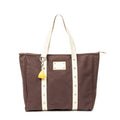 Shoulder bag Antigua Cabas Cup GM Brown Woven Canvas