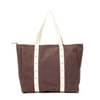 Shoulder bag Antigua Cabas Cup GM Brown Woven Canvas