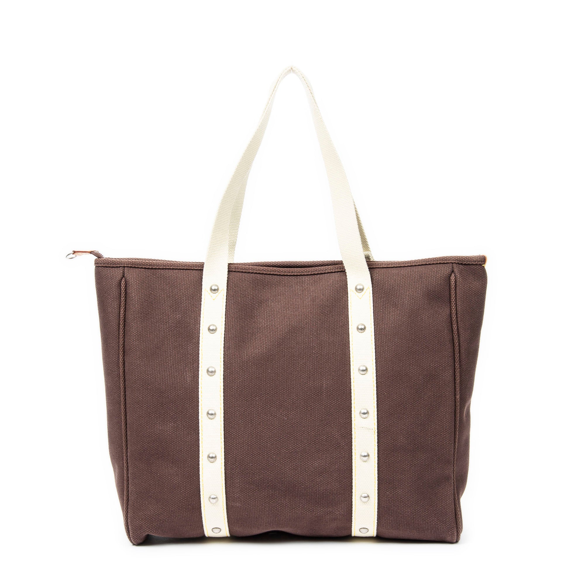 Shoulder bag Antigua Cabas Cup GM Brown Woven Canvas