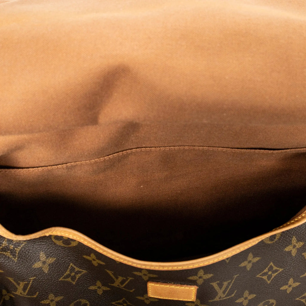 Bolso de hombro Saumur GM Lona Monogram Marrón