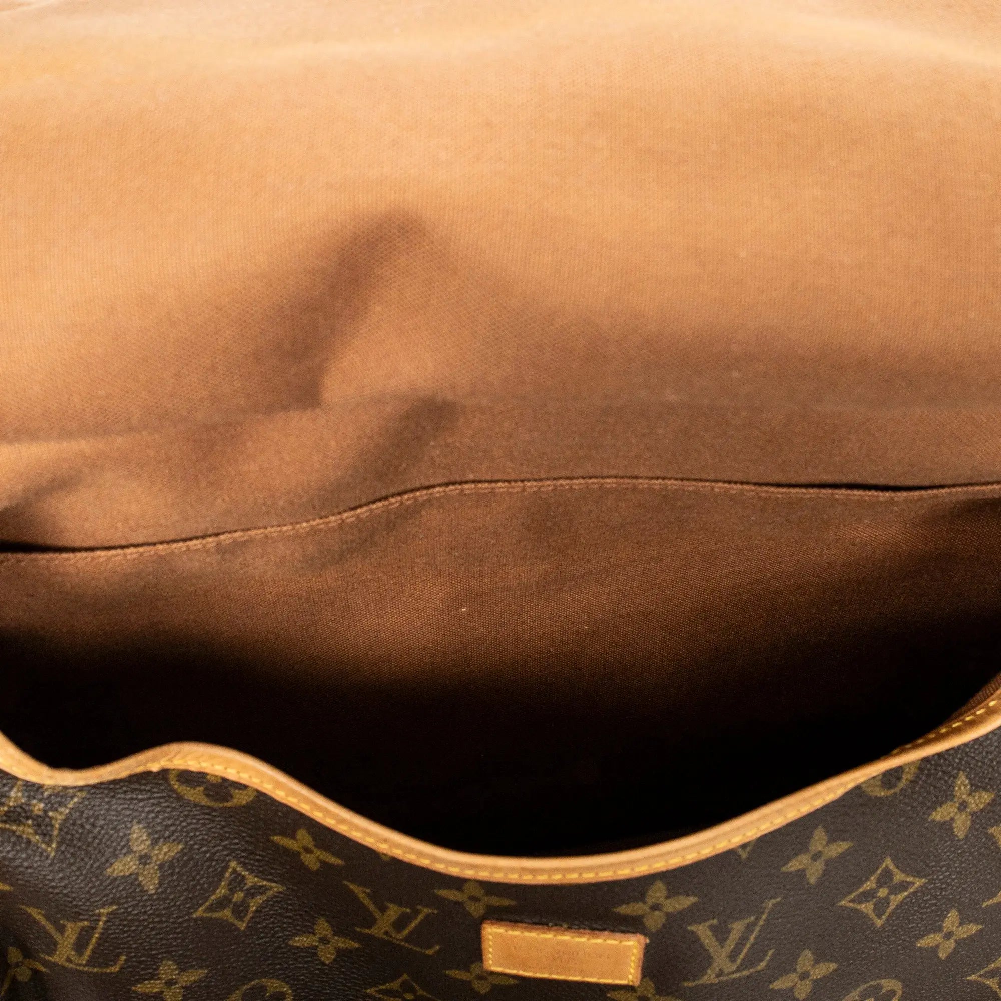 Bolso de hombro Saumur GM Lona Monogram Marrón