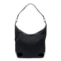 Shoulder bag Shoulder Zip Hobo Black Monogrammed Canvas
