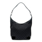 Shoulder bag Shoulder Zip Hobo Black Monogrammed Canvas