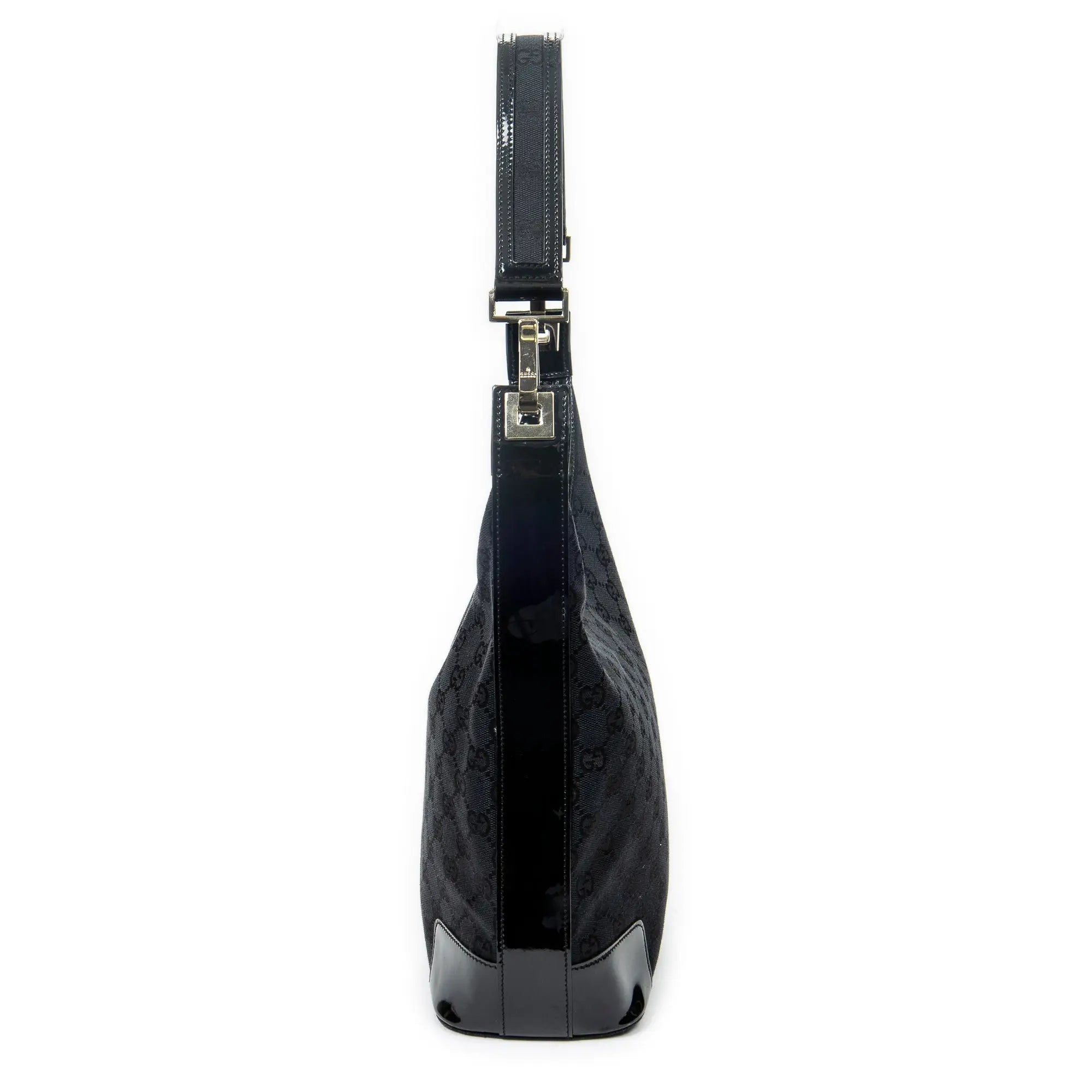 Gucci - Sac Hobo zippé épaule - Noir